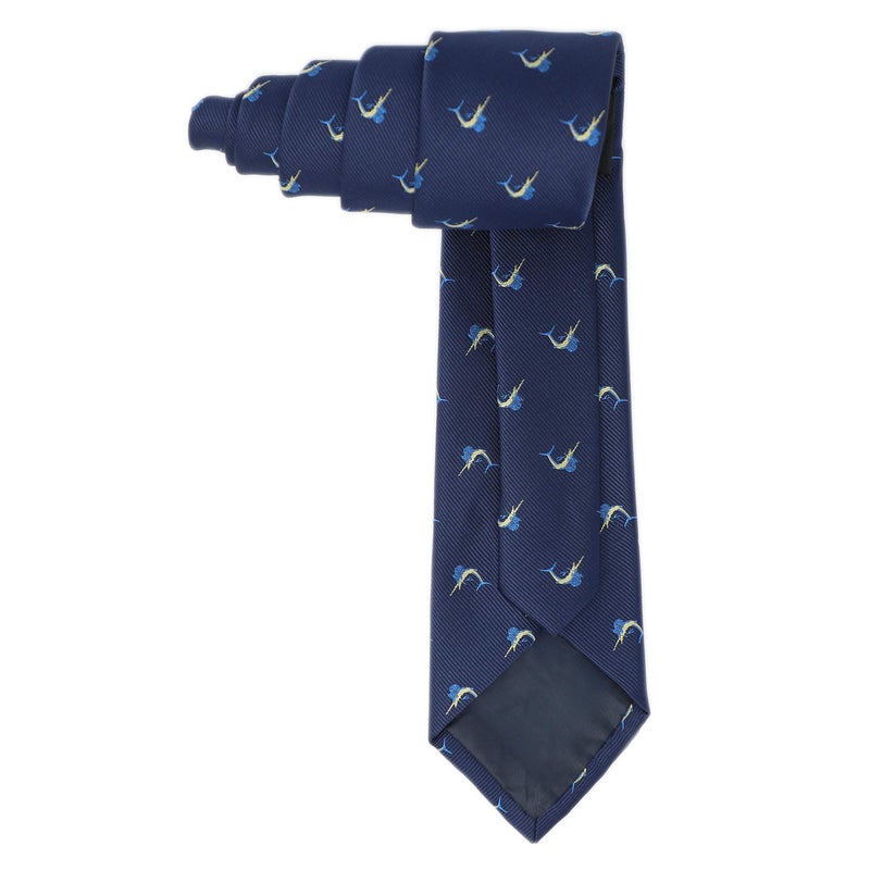 MENDEPOT Animal Pattern Necktie With Gift Box Sea Animal Pattern Tie Father's Day Birthday Gift Tie (Sailfish) - Image 4